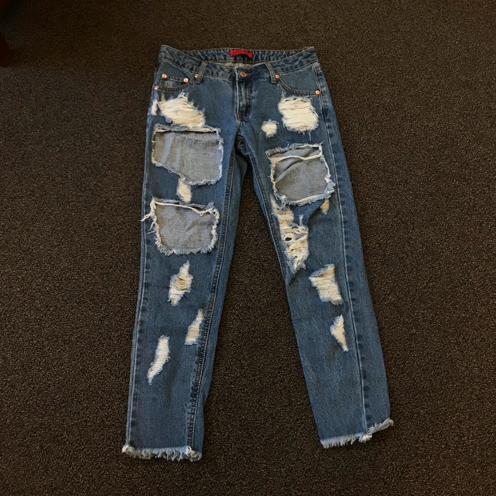 Ripped Denim Jeans